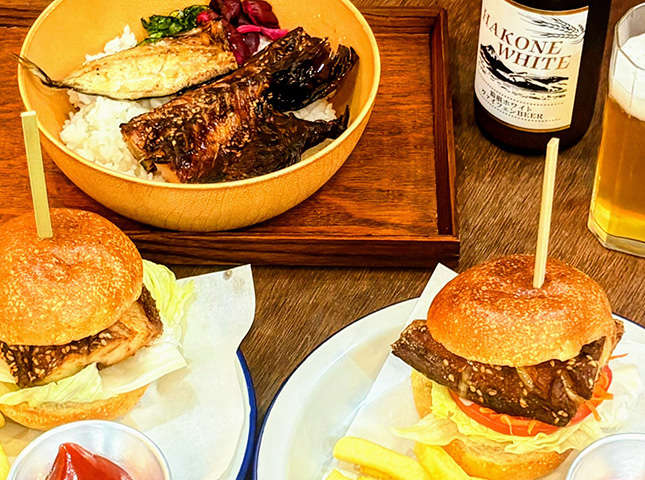 また行きたい！！干物屋さんのハンバーガー？！